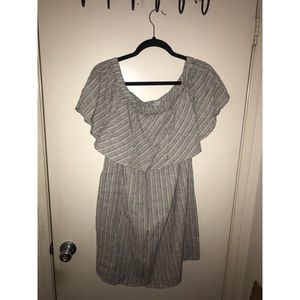 Old Navy Linen Off Shoulder Dress
